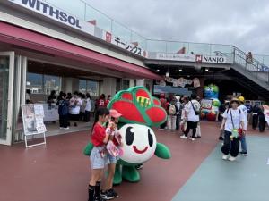 わがまち魅力発信隊イベントに参加する里ちゃん