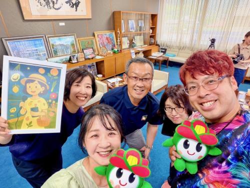 里庄町魅力発信サポーター「さとたびすと」任命式2
